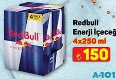 RED BULL ENERJİ İÇECEĞİ 4X250 ML